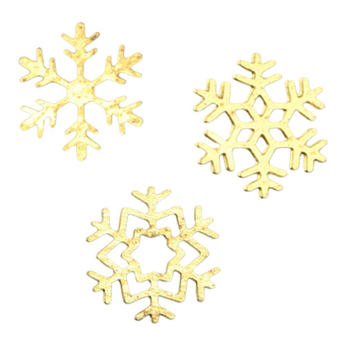 メタルプレート スノーフレーク3種MIX G