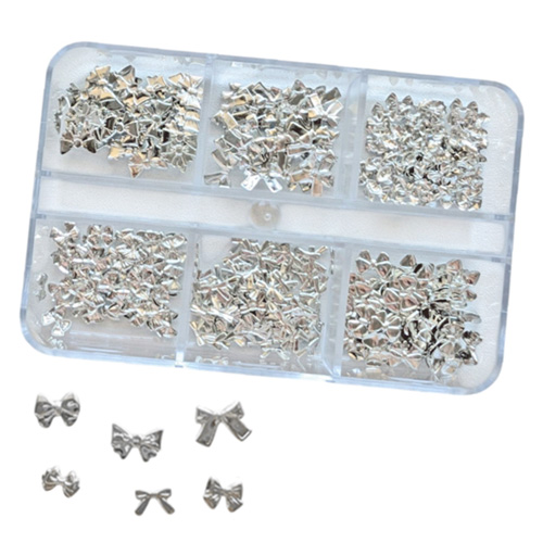 ミニメタルリボンセット シルバー