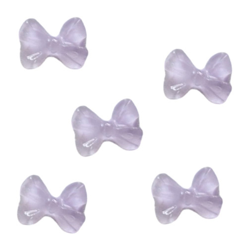 ミニカラーリボン ミッシェル パープル 10P